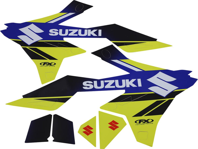 Factory Effex EVO18 Series Graphic Kit For Suzuki RM-Z 250 2019