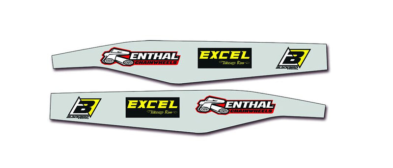 Swingarm Sticker GasGas 2021 Black / Grey For Gas Gas EC 250 2021-2023