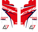Replica Rad Louver Graphics For Honda CRF 250 R 2004-2009