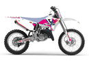 Graphic Kit Retro Pink / White For Yamaha YZ 125 2002-2021
