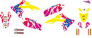 Graphic Kit Retro Blue / Pink / White / Yellow For Suzuki RM-Z 250 2019-2025