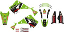 Graphic Kit With Seat Cover Replica Team Kawasaki H&F 2022 For Kawasaki KX 125 M 2003-2008