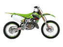Graphic Kit With Seat Cover Replica Team Kawasaki H&F 2022 For Kawasaki KX 125 M 2003-2008