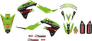 Graphic Kit With Seat Cover Replica Team Kawasaki H&F 2022 For Kawasaki KX 250 2023-2024