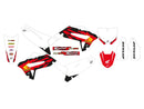 Graphic Kit Retro White For Honda CRF 250 F 2022-2025