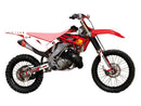 Graphic Kit Retro White For Honda CRF 250 F 2022-2025