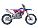 Graphic Kit Retro Pink / White For Yamaha YZ 450 F 2023-2025