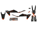 Graphic Kit Black / Grey / Orange For KTM SX 125 2023