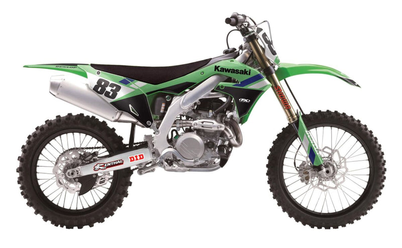 Factory Effex EVO20 Series Graphic Kit Black / Green For Kawasaki KX 250 2024