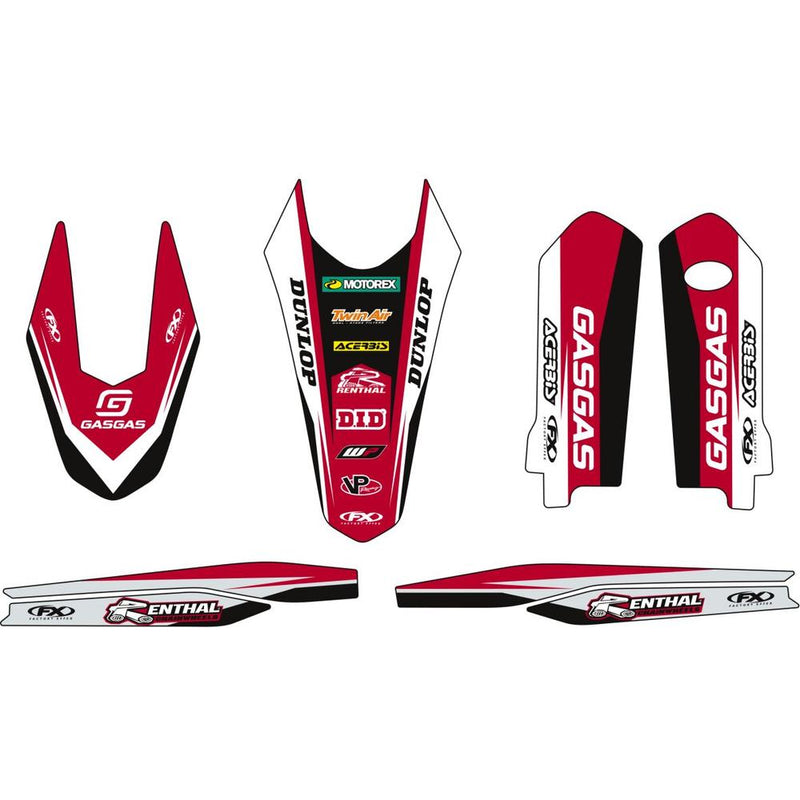 Factory Effex Trim Graphics Kit Black / Red