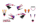 Graphic Kit Black / Pink / Purple / White For Yamaha YZ 125 2022-2023