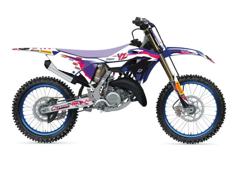 Graphic Kit Black / Pink / Purple / White For Yamaha YZ 125 2022-2023