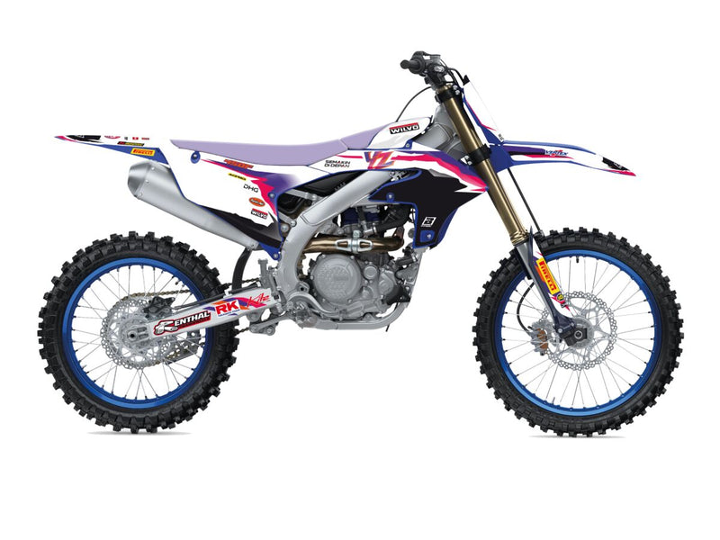 Graphic Kit Black / Pink / Purple / White For Yamaha YZ 450 F 2023