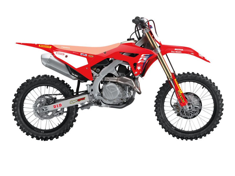 Replica Team Honda HRC 2024 Graphics Kit White For Honda CRF 250 L 2018-2020