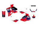Dream 5 Graphic Kit Black / Red / White For Honda CR 80 RB 1996-2002