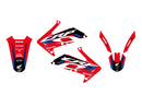 Dream 5 Graphic Kit Black / Red / White For Honda CRF 450 R 2005-2008
