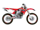 Dream 5 Graphic Kit Black / Red / White For Honda CRF 450 R 2002-2004