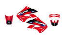 Dream 5 Graphic Kit Black / Red / White For Honda CR 125 R 1998-1999