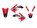 Dream 5 Graphic Kit Black / Red / White For Honda CRF 450 X 2005-2016