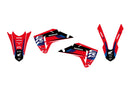Dream 5 Graphic Kit Black / Red / White For Honda CRF 250 F 2025