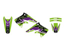 Dream 5 Graphic Kit Black / Blue / Green For Kawasaki KX 250 F 2004-2005