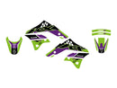 Dream 5 Graphic Kit Black / Blue / Green For Kawasaki KX 250 F 2006-2008