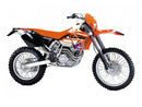 Dream 5 Graphic Kit Black / Blue / Orange / White For KTM EXC 125 1998-2000