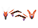 Dream 5 Graphic Kit Black / Blue / Orange / White For KTM EXC 125 2012-2013