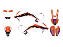 Dream 5 Graphic Kit Black / Blue / Orange / White For KTM SX 50 2016-2023