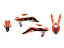 Dream 5 Graphic Kit Black / Blue / Orange / White For KTM EXC 150 TPI 2020-2023