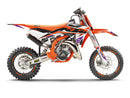 Dream 5 Graphic Kit Black / Blue / Orange / White For KTM SX 65 2024-2025