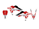 Dream 5 Graphic Kit Black / Red / Silver / White For Husqvarna CR 125 2009-2013