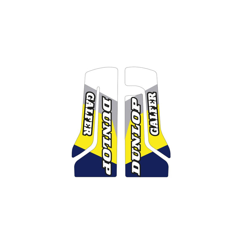 Dream 5 Forkguard Graphics Grey / Purple / White / Yellow For Husqvarna FC 250 2014-2015