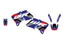 Dream 5 Graphic Kit Black / Blue / Red / Silver For Yamaha WR 250 F 2001-2002