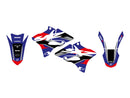 Dream 5 Graphic Kit Black / Blue / Red / Silver For Yamaha YZ 125 2002-2014