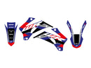 Dream 5 Graphic Kit Black / Blue / Red / Silver For Yamaha WR 250 F 2007-2014