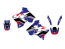 Dream 5 Graphic Kit Black / Blue / Red / Silver For Yamaha YZ 125 1993-1995