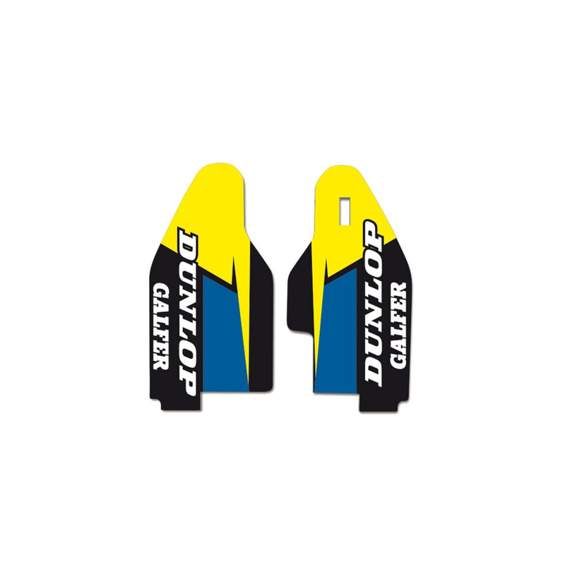 Dream 5 Forkguard Graphics Black / Blue / Yellow For Suzuki RM 125 2001-2012