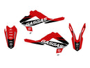 Dream 5 Graphic Kit Black / Red / Silver / White For Gas Gas EC 125 RACING 2013-2015