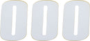 Vinyl Race Numbers White