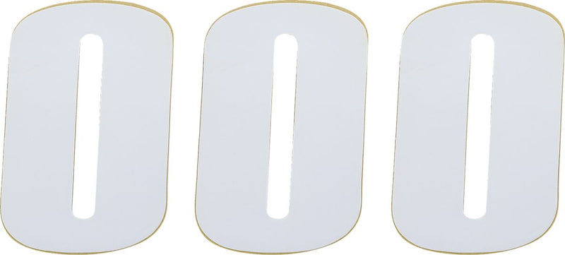 Vinyl Race Numbers White