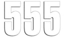 Three Series Numbers White | 43100733