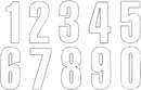 Three Series Numbers White | 43100737
