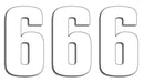 Two Series Numbers White | 43100754