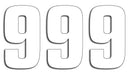 Two Series Numbers White | 43100757