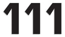 Two Series Numbers Black | 43100759