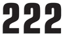 Two Series Numbers Black | 43100760