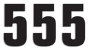 Two Series Numbers Black | 43100763