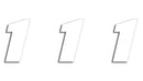One Series Numbers White | 43100769