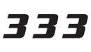 One Series Numbers Black | 43100781